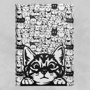 Обложка для паспорта «Много котиков»