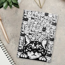 Обложка для паспорта «Много котиков»