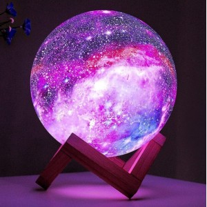 Ночник-светильник Луна Галактика 3D