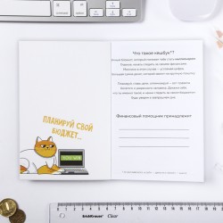 Умный блокнот CashBook «Кот трудоголик»