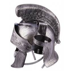 Каска-шлем с подставкой под банки Римлянин (серая)