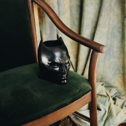 Кашпо ручной работы «Бэтмен XL» черный