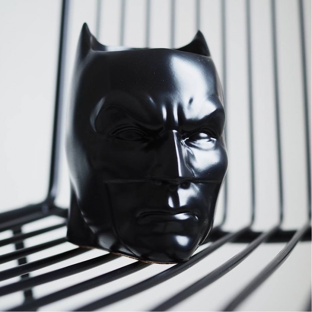 Кашпо ручной работы «Бэтмен XL» черный