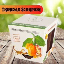 Набор для выращивания Перец острый Тринидад Скорпион Желтый