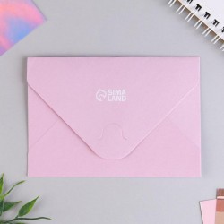 Набор конвертов «Открой когда. Рыжий кот» розовые 5 шт