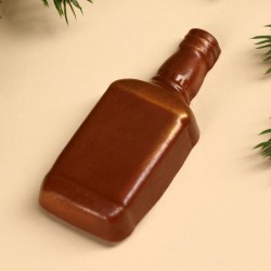 Шоколадная бомбочка с маршмеллоу «Сладкого праздника» в форме бутылки
