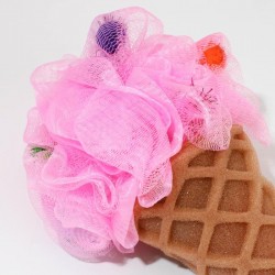 Подарочный набор женский «SWEET GIFT» гель для душа и мочалка в форме мороженого