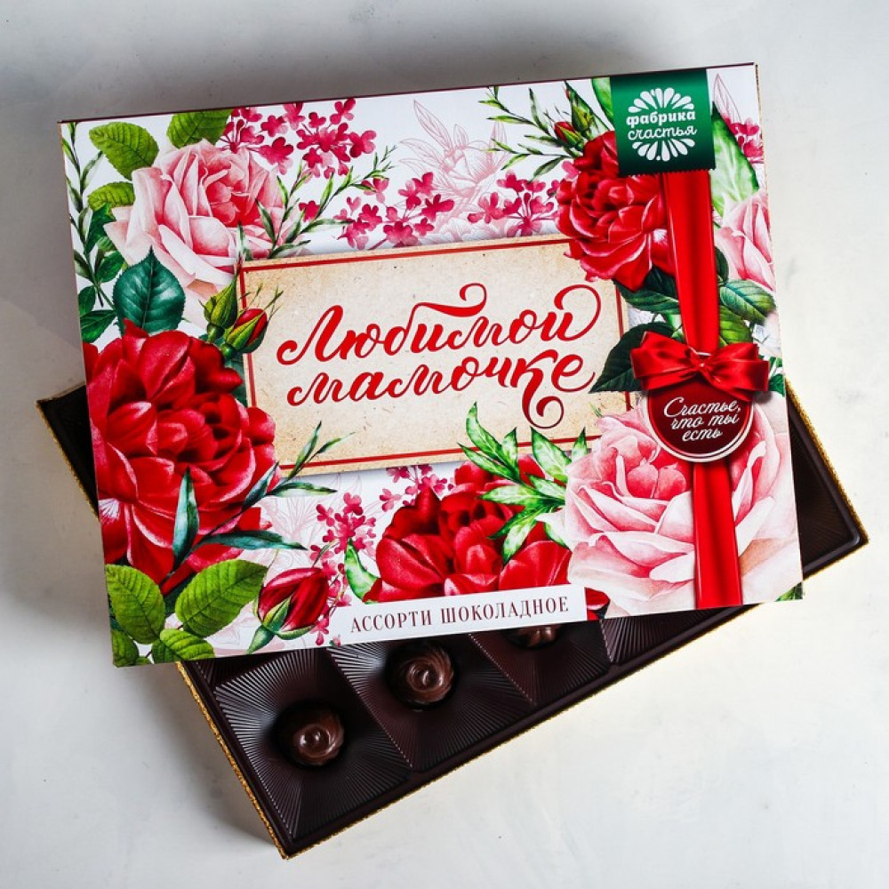 Коробка конфет «Любимой мамочке» 150 г