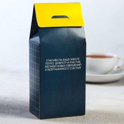 Чай подарочный «Любимому учителю» чёрный с лимоном и мятой 100 гр