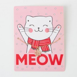 Новогодний набор для девушки «Котик с лапками»
