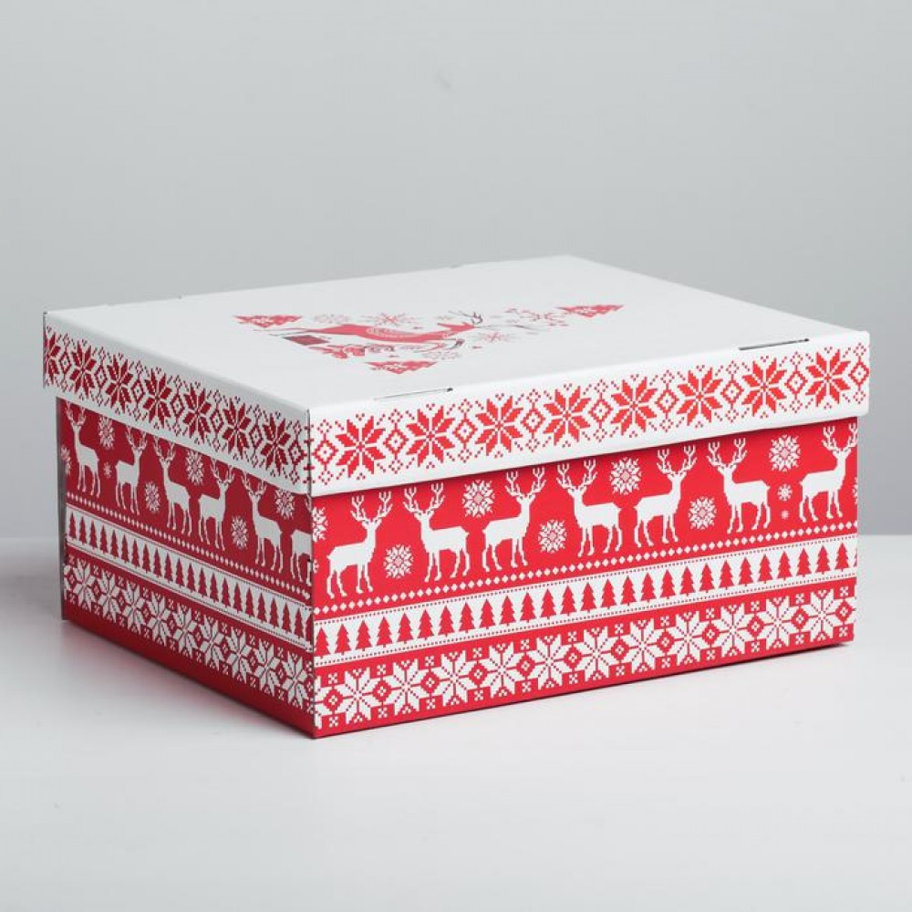 Подарочная коробка «Скандинавия», 31,2 × 25,6 × 16,1 см