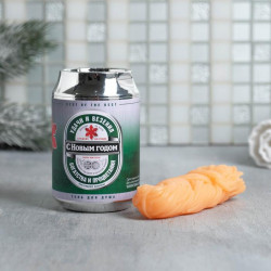 Набор «Удачи и везения в Новом году» гель для душа пиво, мыло сыр-косичка