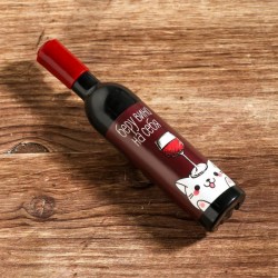Штопор-бутылка и пробка на «Беру вино на себя»