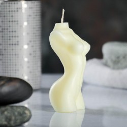 Фигурная свеча «Женское тело» молочная, 9см