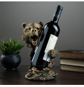 Подставка под бутылку Медведь бронза