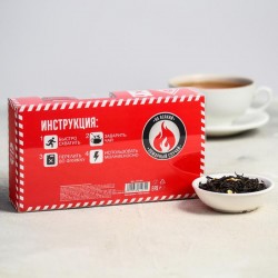 Подарочный набор «Использовать при нехватке горячительного» чай и фляга