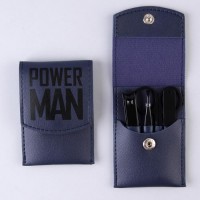 Маникюрный набор 4 предмета «Power man» , 10,2 х 7 см