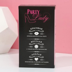 Набор «Party Lady» гель для душа во флаконе виски, 4 бомбочки для ванны
