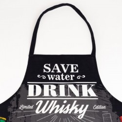 Фартук «Save water - Drink Whisky»