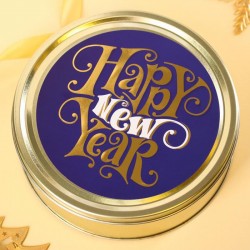 Подарочный набор «Happy New Year»: чай, арахис, крем-мед